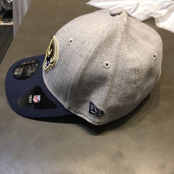 L.A Rams Light Gray Fitted Cap - Picture 3 of 3